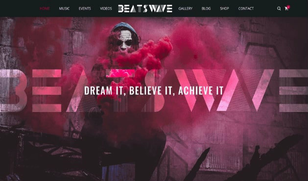 beateswave Music WordPress Theme rock demo