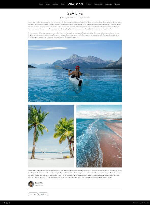 item page